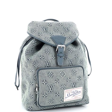 louis vuitton lockme backpack blue|louis vuitton backpack montsouris.